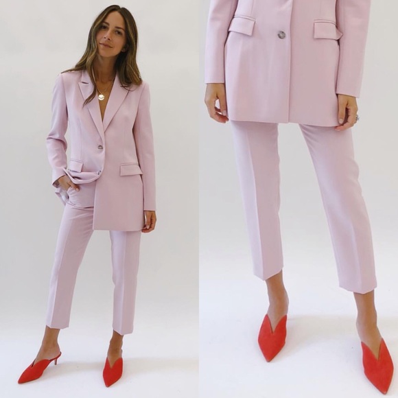 something navy pink blazer